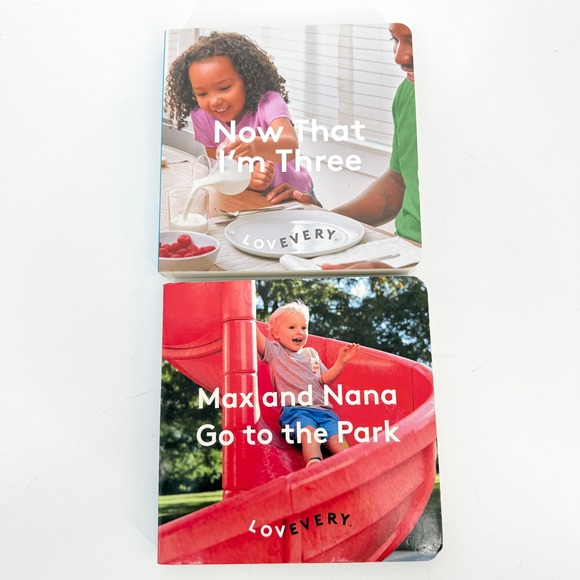 LOVEVERY Other - Lot 2 Lovevery Toddler Books Now That I'm‎ Three & Max and Nana Go to the Park